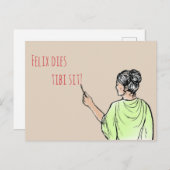 Herzlichen Glückwunsch zum Geburtstag Graffiti Postkarte (Vorne/Hinten)