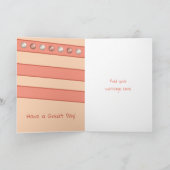 Herzlichen Glückwunsch zum Geburtstag Grandtochter Karte (Innenseite)