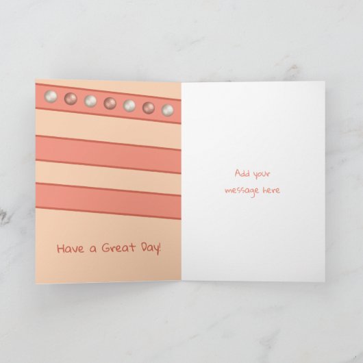 Herzlichen Glückwunsch zum Geburtstag Grandtochter Karte (Innenseite)