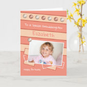 Herzlichen Glückwunsch zum Geburtstag Grandtochter Karte (Gelbe Blume)