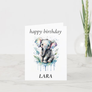 Herzlichen Glückwunsch zum Geburtstag, grau und ro Karte