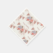 Herzlichen Glückwunsch zum Geburtstag, Gröden und  Serviette (Ecke)