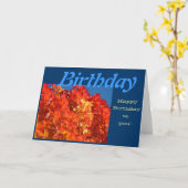 Herzlichen Glückwunsch zum Geburtstag! Grußkarten Karte (Gelbe Blume)