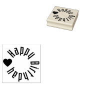 Herzlichen Glückwunsch zum Geburtstag Gummistempel (Stempel)