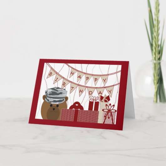 Herzlichen Glückwunsch zum Geburtstag, Helden der Karte (Vorderseite)