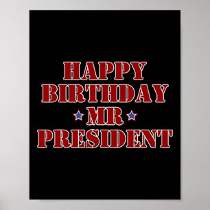 Herzlichen Glückwunsch zum Geburtstag Herr Präside Poster