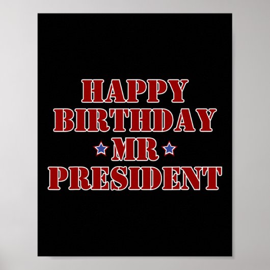 Herzlichen Glückwunsch zum Geburtstag Herr Präside Poster (Vorne)