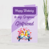 Herzlichen Glückwunsch zum Geburtstag herrliche Fr Karte (Vorderseite)