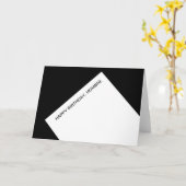 Herzlichen Glückwunsch zum Geburtstag, hombre Karte (Gelbe Blume)