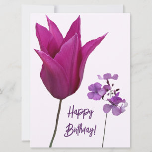 Herzlichen Glückwunsch zum Geburtstag hübsch rosa Feiertagskarte