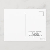 Herzlichen Glückwunsch zum Geburtstag hübsche lila Postkarte (Rückseite)