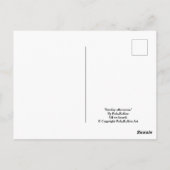 Herzlichen Glückwunsch zum Geburtstag hübsche rosa Postkarte (Rückseite)