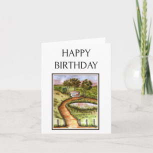 Herzlichen Glückwunsch zum Geburtstag, Hütte in de Karte