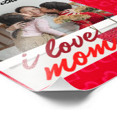 Herzlichen Glückwunsch zum Geburtstag, ich Liebe M Fotodruck (Ecke)