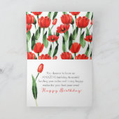 Herzlichen Glückwunsch zum Geburtstag ihrer ernsth Dankeskarte (Innenseite)