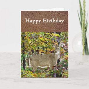 Herzlichen Glückwunsch zum Geburtstag im Herbst mi Karte