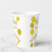 Herzlichen Glückwunsch zum Geburtstag im November Pappbecher (Links)