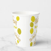 Herzlichen Glückwunsch zum Geburtstag im November Pappbecher (Rechts)