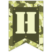 Herzlichen Glückwunsch zum Geburtstag in der Grüne Wimpelkette (Zweite Fahne)