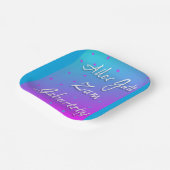 Herzlichen Glückwunsch zum Geburtstag in deutscher Pappteller (Gewinkelt)