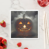 Herzlichen Glückwunsch zum Geburtstag Jack-o-Later Serviette (Beispiel)