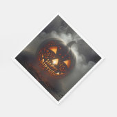 Herzlichen Glückwunsch zum Geburtstag Jack-o-Later Serviette (Ecke)