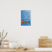 Herzlichen Glückwunsch zum Geburtstag Jesus (Kinde Poster (Küche)