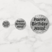 Herzlichen Glückwunsch zum Geburtstag Jesus! Konfetti (Rückseiten)