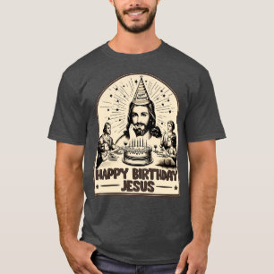 Herzlichen Glückwunsch zum Geburtstag Jesus Vintag T-Shirt