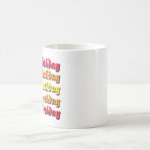 Herzlichen Glückwunsch zum Geburtstag Kaffee Tasse (Mittel)