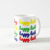 Herzlichen Glückwunsch zum Geburtstag Kaffee Tasse (VorderseiteRechts)