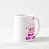 Herzlichen Glückwunsch zum Geburtstag Kaffeepause Kaffeetasse (VorderseiteRechts)