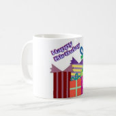 Herzlichen Glückwunsch zum Geburtstag Kaffeetasse (Vorderseite Links)