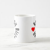 Herzlichen Glückwunsch zum Geburtstag Kaffeetasse (Mittel)