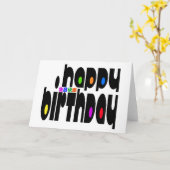 Herzlichen Glückwunsch zum Geburtstag Karte (Gelbe Blume)