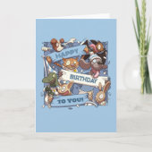 Herzlichen Glückwunsch zum Geburtstag! Karte (Vorderseite)