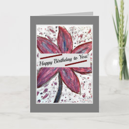 Herzlichen Glückwunsch zum Geburtstag! Karte