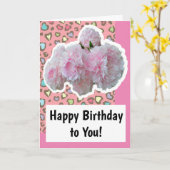 Herzlichen Glückwunsch zum Geburtstag! Karte (Gelbe Blume)