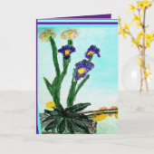 Herzlichen Glückwunsch zum Geburtstag! Karte (Gelbe Blume)