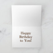 Herzlichen Glückwunsch zum Geburtstag! Karte (Innenseite)