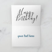 Herzlichen Glückwunsch zum Geburtstag Karte (Innenseite)