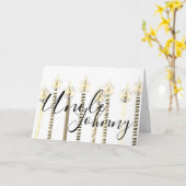 Herzlichen Glückwunsch zum Geburtstag Karte (Gelbe Blume)