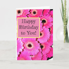 Herzlichen Glückwunsch zum Geburtstag! Karte