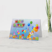 Herzlichen Glückwunsch zum Geburtstag Karte (Vorderseite)