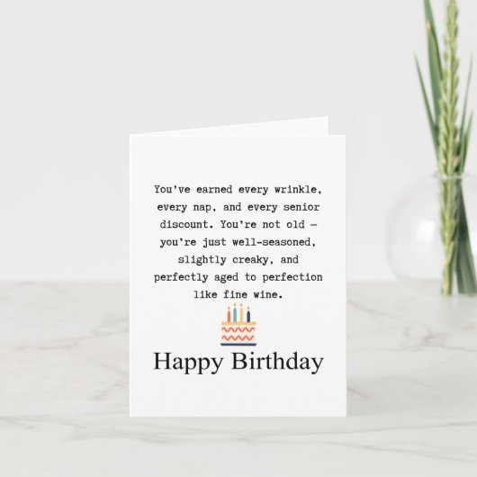 Herzlichen Glückwunsch zum Geburtstag Karte (Vorderseite)