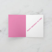 Herzlichen Glückwunsch zum Geburtstag! Karte (Innenseite)