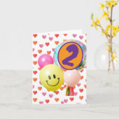 Herzlichen Glückwunsch zum Geburtstag! Karte (Gelbe Blume)