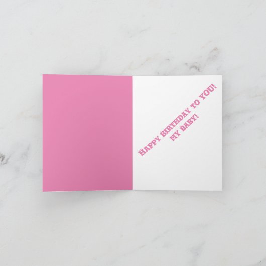 Herzlichen Glückwunsch zum Geburtstag! Karte (Innenseite)