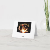 Herzlichen Glückwunsch zum Geburtstag! Karte (Rückseite)