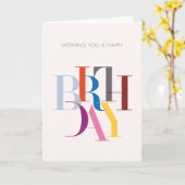 Herzlichen Glückwunsch zum Geburtstag Karte (Gelbe Blume)